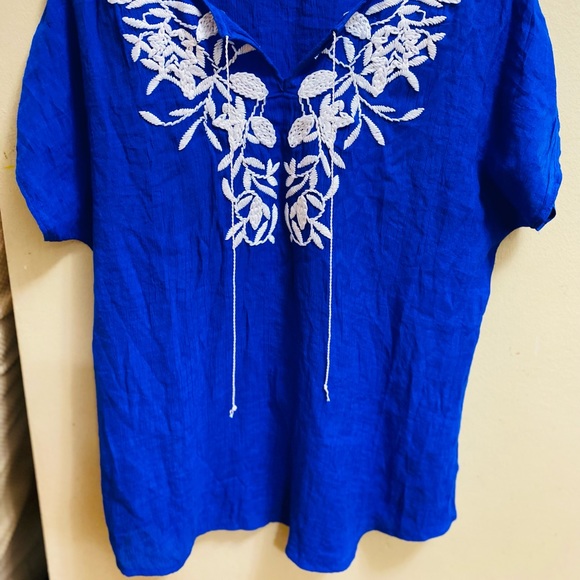 Blue blouse size L - Picture 7 of 8